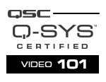 Q-SYS Certified Video 101